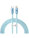 Kabel Baseus Crystal Shine Series USB-C/Lightning Power Delivery 20W 2m niebieski