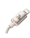 Hurtownia GSM - Kábel Baseus Crystal Shine Series USB-C/Lightning Power Delivery 20W 2m rózsaszín - BSU3640 - {ean13} - Hurt