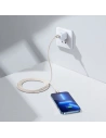 Hurtownia GSM - Kábel Baseus Crystal Shine Series USB-C/Lightning Power Delivery 20W 2m rózsaszín - BSU3640 - {ean13} - Hurt
