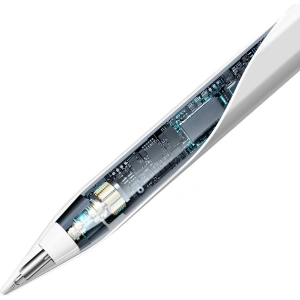 Hurtownia GSM - Aktiver Stylus Baseus + austauschbare Spitze weiß - BSU3641 - {ean13} - Hurt