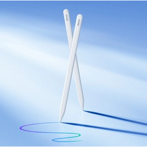 Hurtownia GSM - Aktiver Stylus Baseus + austauschbare Spitze weiß - BSU3641 - {ean13} - Hurt
