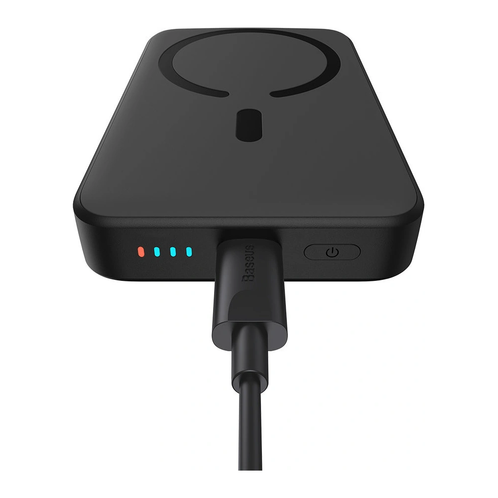 Hurtownia GSM - Powerbank Baseus Magnetic Mini 10000mAh 20W černý + kabel USB-C/USB-C 60W (20V/3A) 0,5m černý - BSU3646 - {ean13} - Hurt