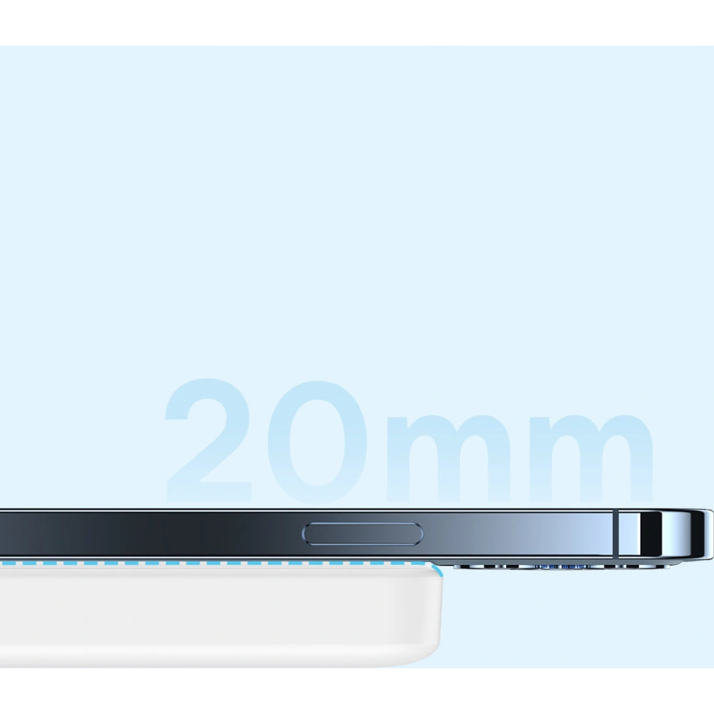 Hurtownia GSM - Powerbank Baseus Magnetic Mini 10000mAh 20W bílý + kabel USB-C/USB-C 60W (20V/3A) 0,5m bílý - BSU3647 - {ean13} - Hurt