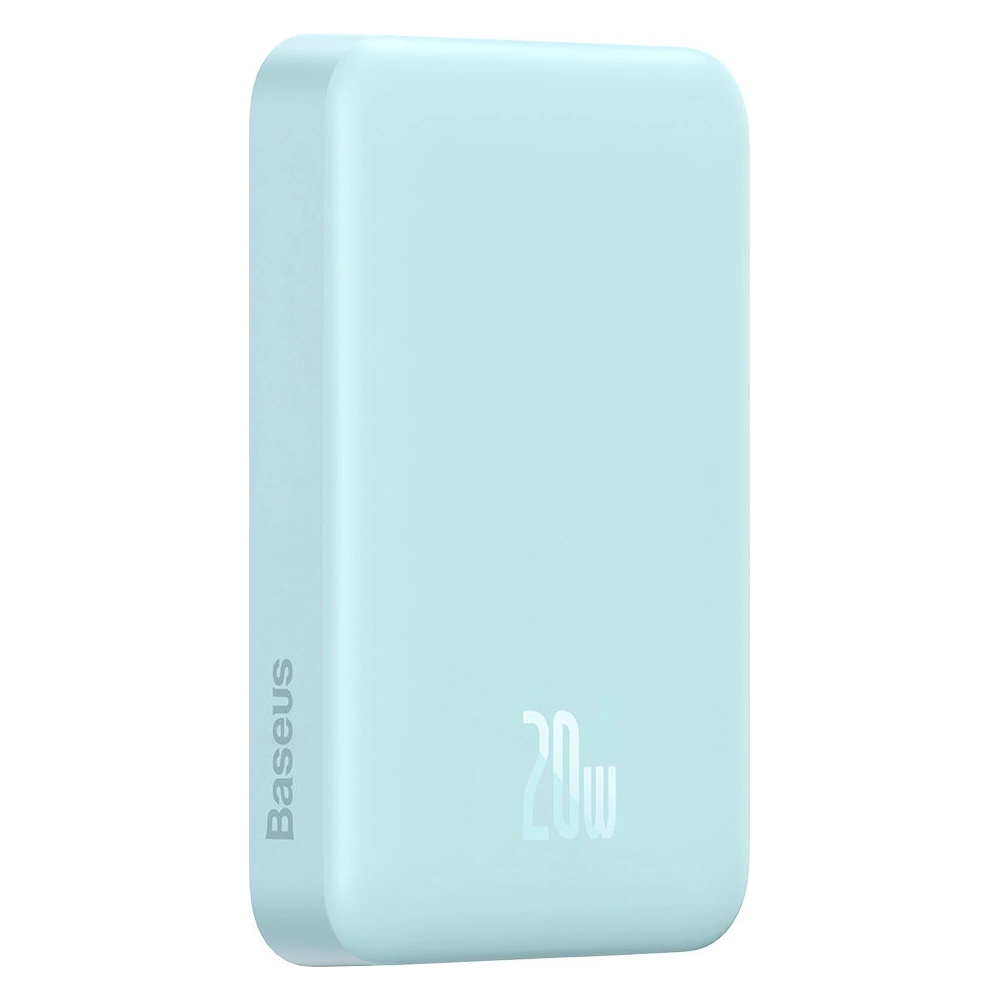 Hurtownia GSM - Powerbank Baseus Magnetic Mini 10000mAh 20W modrý + kabel USB-C/USB-C 60W (20V/3A) 0,5m bílý - BSU3648 - {ean13} - Hurt