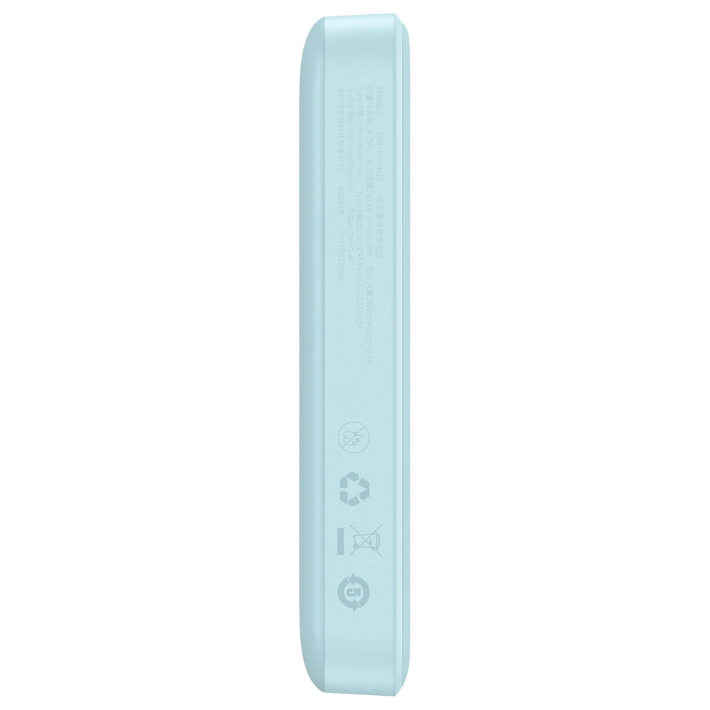 Hurtownia GSM - Powerbank Baseus Magnetic Mini 10000mAh 20W modrý + kabel USB-C/USB-C 60W (20V/3A) 0,5m bílý - BSU3648 - {ean13} - Hurt