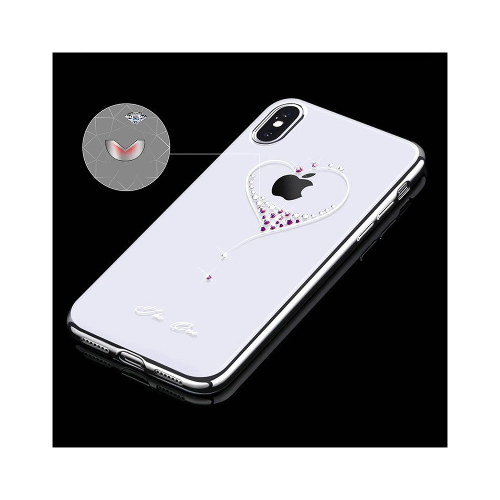 Hurtownia GSM - Etui Kingxbar Wish Swarovski Apple iPhone 11 Pro argintiu - KGX230 - {ean13} - Hurt