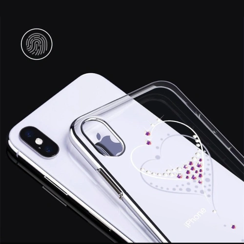 Etui Kingxbar Wish Swarovski Apple iPhone 11 Pro srebrny