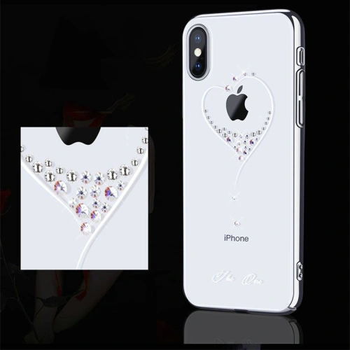Etui Kingxbar Wish Swarovski Apple iPhone 11 Pro srebrny