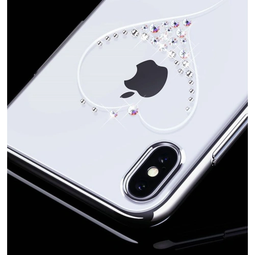 Etui Kingxbar Wish Swarovski Apple iPhone 11 Pro srebrny