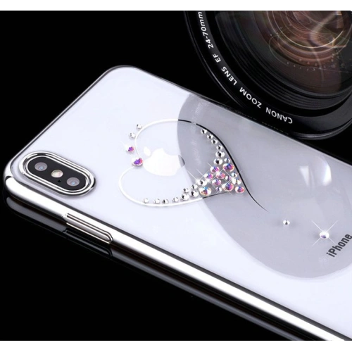 Etui Kingxbar Wish Swarovski Apple iPhone 11 Pro srebrny