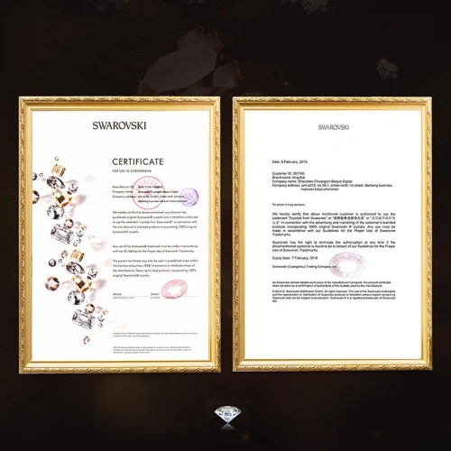 Etui Kingxbar Wish Swarovski Apple iPhone 11 Pro srebrny