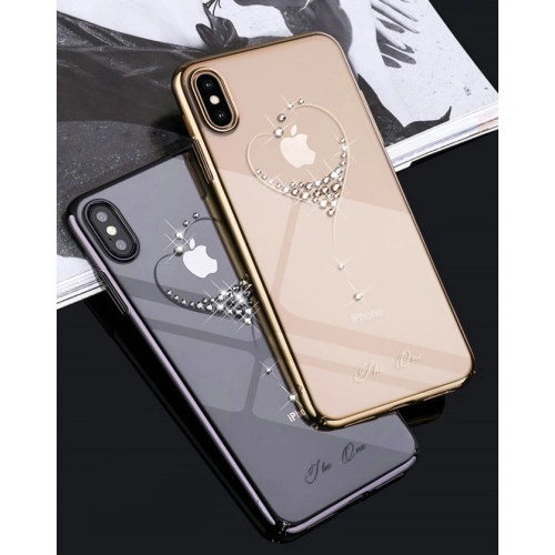 Etui Kingxbar Wish Swarovski Apple iPhone 11 Pro srebrny