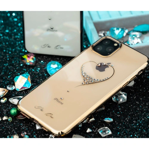 Etui Kingxbar Wish Swarovski Apple iPhone 11 Pro srebrny