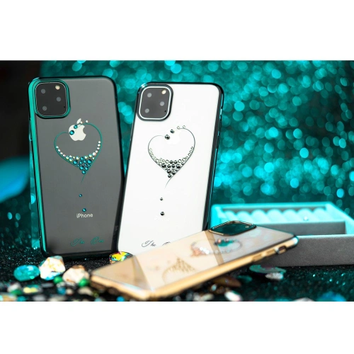 Etui Kingxbar Wish Swarovski Apple iPhone 11 Pro srebrny