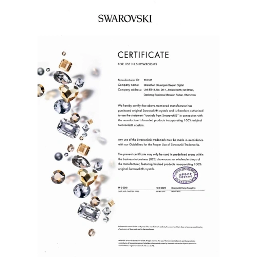 Etui Kingxbar Wish Swarovski Apple iPhone 11 Pro srebrny