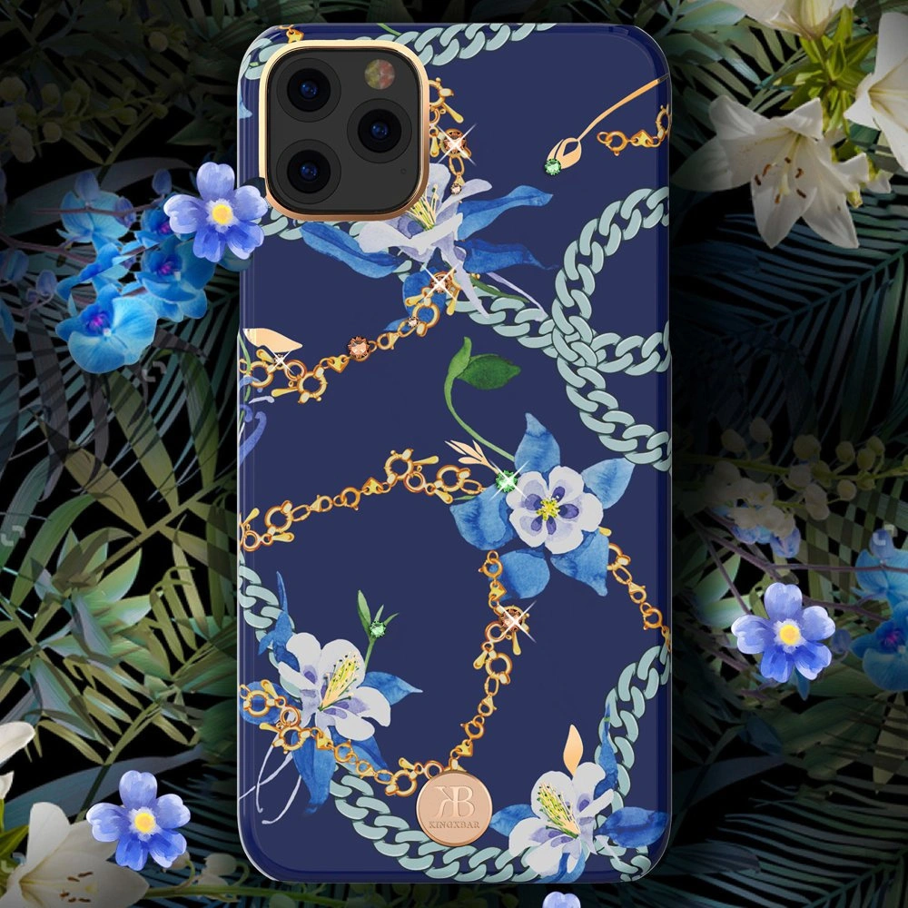 Hurtownia GSM - Etui Kingxbar Luxury Swarovski Apple iPhone 11 Pro Max niebieski - KGX232 - {ean13} - Hurt