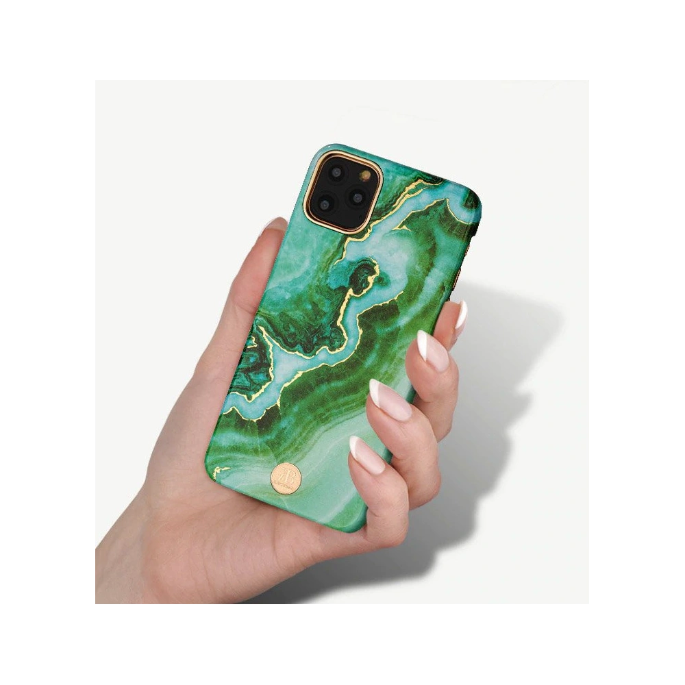 Hurtownia GSM - Etui Kingxbar Marble Apple iPhone 11 Pro Max alb-albastru - KGX233 - {ean13} - Hurt