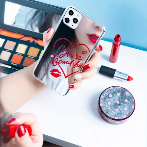 Etui Kingxbar Angel Swarovski My Angel Apple iPhone 11 Pro Max lusterko przezroczysty