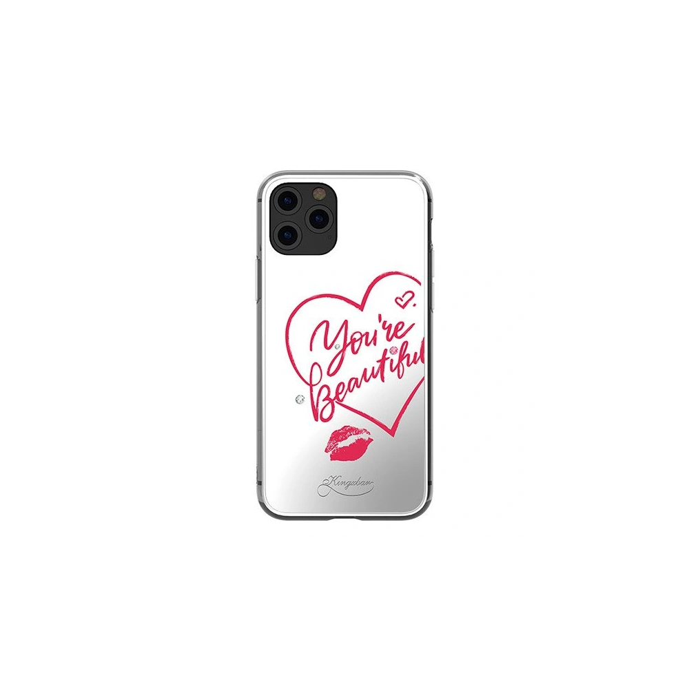 Hurtownia GSM - Etui Kingxbar Angel Swarovski Jsi krásná Apple iPhone 11 Pro Max zrcátko průhledné - KGX235 - {ean13} - Hurt