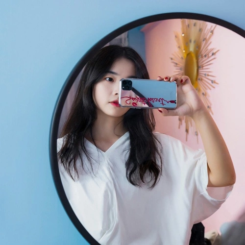 Etui Kingxbar Angel Swarovski Youre beautiful Apple iPhone 11 Pro Max lusterko przezroczysty