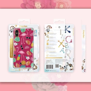 Hurtownia GSM - Case Kingxbar Blossom Swarovski Apple iPhone XS Max rosa - KGX236 - {ean13} - Hurt