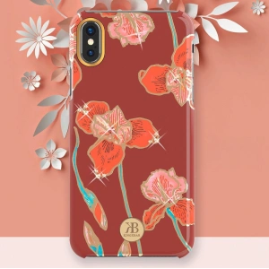 Hurtownia GSM - Case Kingxbar Blossom Swarovski Apple iPhone XS Max rosa - KGX236 - {ean13} - Hurt