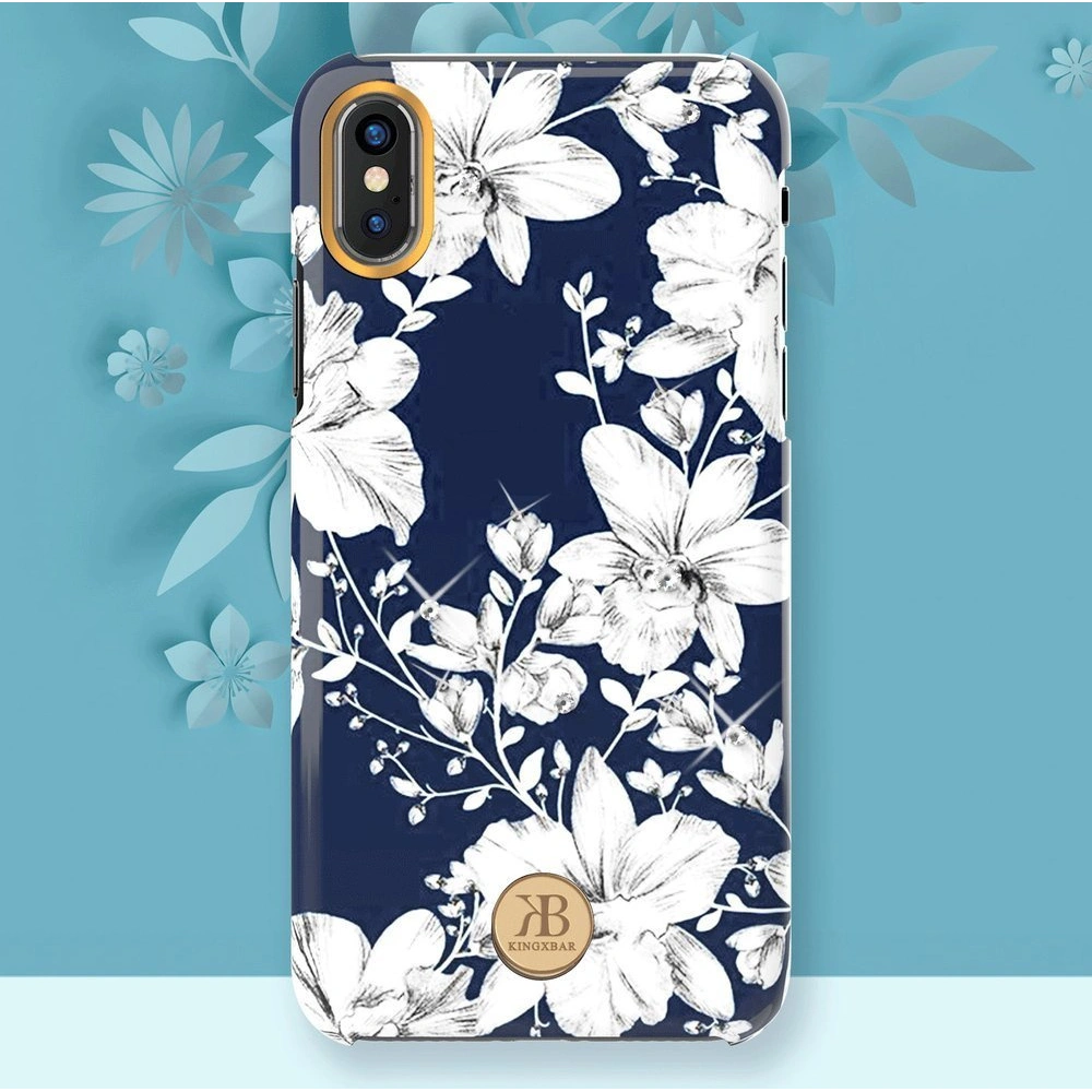 Hurtownia GSM - Case Kingxbar Blossom Swarovski Apple iPhone XS Max rosa - KGX236 - {ean13} - Hurt