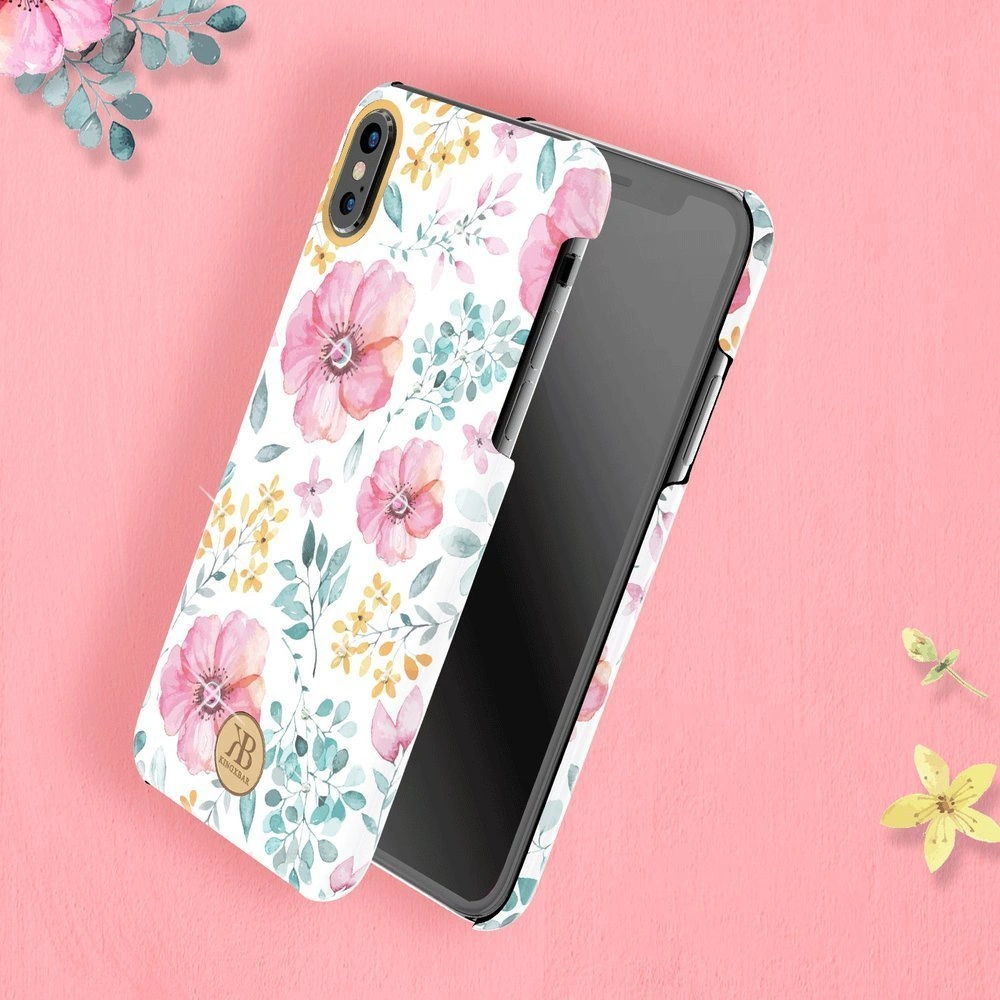 Hurtownia GSM - Case Kingxbar Blossom Swarovski Apple iPhone XS Max rosa - KGX236 - {ean13} - Hurt