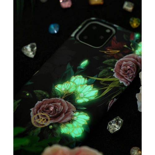 Etui Kingxbar Forest Swarovski Apple iPhone 11 Pro fioletowy