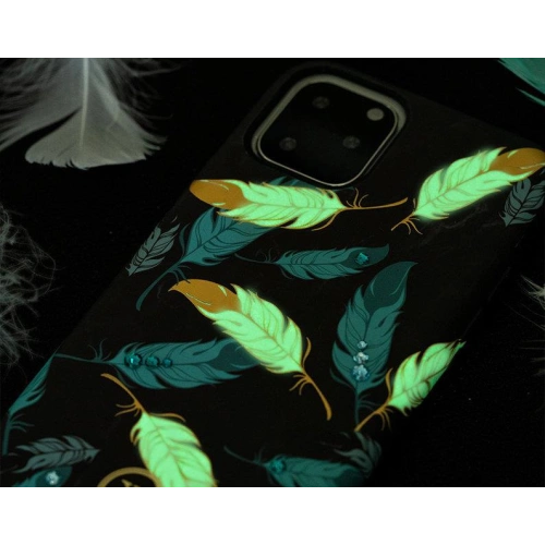 Etui Kingxbar Forest Swarovski Apple iPhone 11 Pro fioletowy