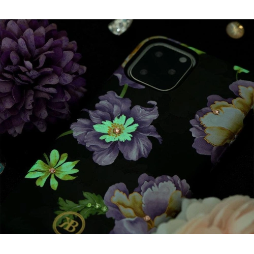 Etui Kingxbar Forest Swarovski Apple iPhone 11 Pro fioletowy