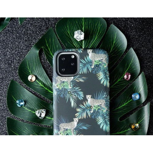 Etui Kingxbar Forest Swarovski Apple iPhone 11 Pro wielokolorowy (Tiger)