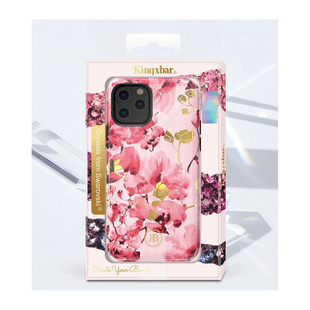 Hurtownia GSM - Etui Kingxbar Forest Swarovski Apple iPhone 11 Pro Max fialová - KGX240 - {ean13} - Hurt