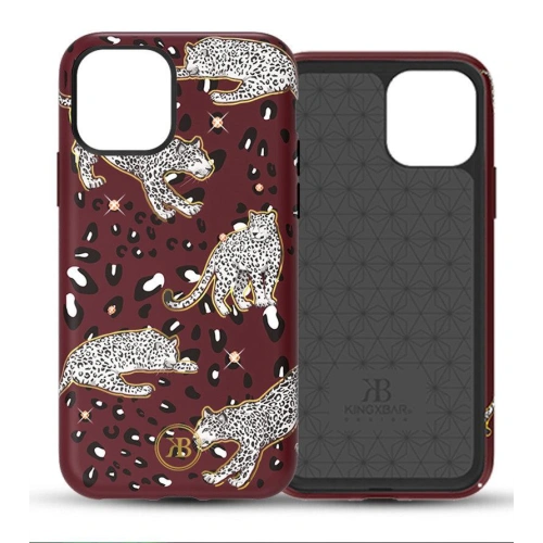 Etui Kingxbar Forest Swarovski Apple iPhone 11 Pro Max fioletowy