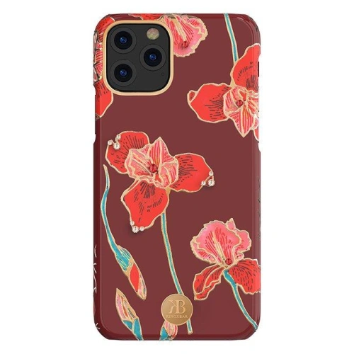 Etui Kingxbar Blossom Swarovski Apple iPhone 11 Pro wielokolorowy (Kapok)