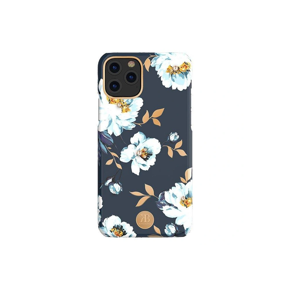 Hurtownia GSM - Etui Kingxbar Blossom Swarovski Apple iPhone 11 Pro Max színes (Gardenia) - KGX245 - {ean13} - Hurt