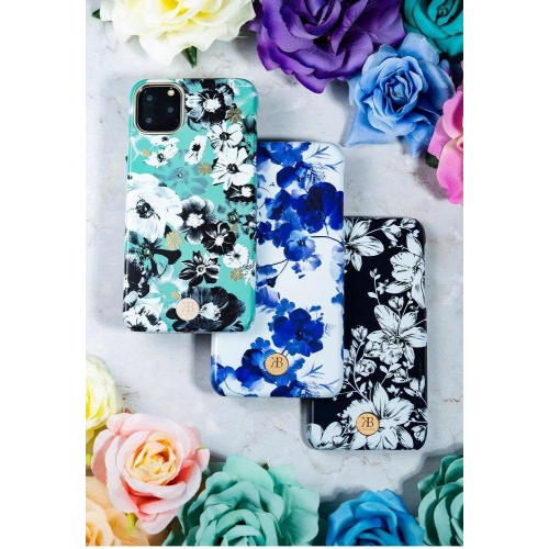 Etui Kingxbar Blossom Swarovski Apple iPhone 11 Pro Max wielokolorowy (Gardenia)