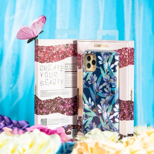 Etui Kingxbar Blossom Swarovski Apple iPhone 11 Pro Max wielokolorowy (Daisy)