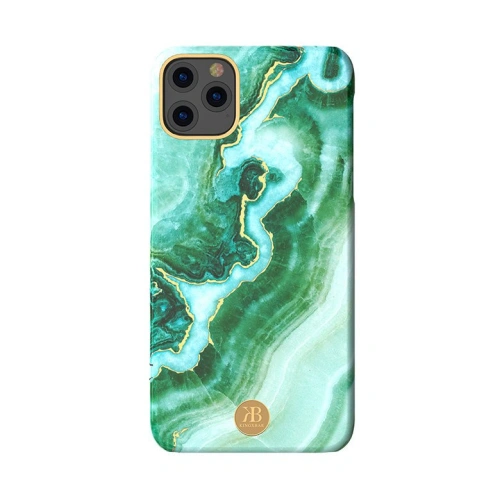 Etui Kingxbar Marble Apple iPhone 11 Pro zielony
