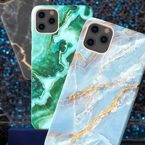 Etui Kingxbar Marble Apple iPhone 11 Pro zielony