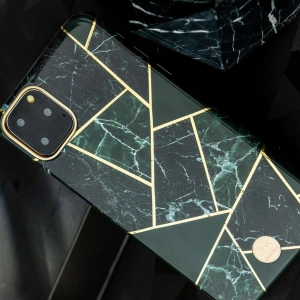 Hurtownia GSM - Etui Kingxbar Marble Apple iPhone 11 Pro zelený - KGX248 - {ean13} - Hurt