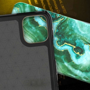 Hurtownia GSM - Etui Kingxbar Marble Apple iPhone 11 Pro zelený - KGX248 - {ean13} - Hurt