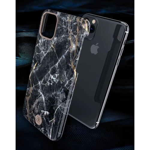 Etui Kingxbar Marble Apple iPhone 11 Pro zielony
