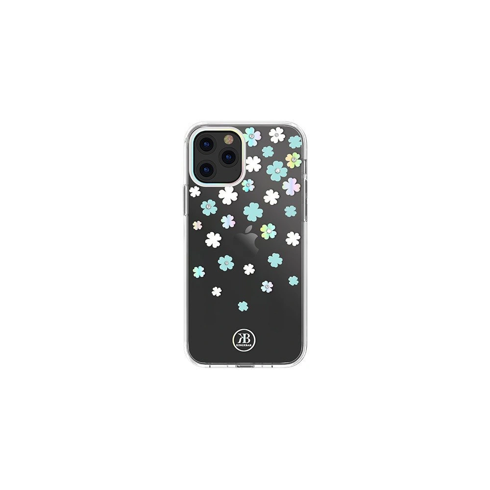 Wholesale Kingxbar Lucky Swarovski Apple iPhone 12 mini clear (Clover) - KGX249 - {ean13} - Hurt