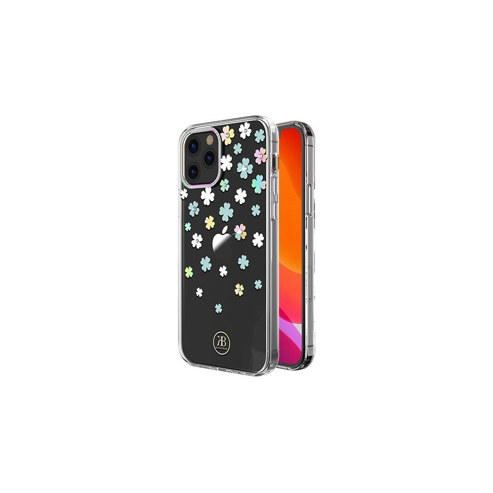Wholesale Kingxbar Lucky Swarovski Apple iPhone 12 mini clear (Clover) - KGX249 - {ean13} - Hurt