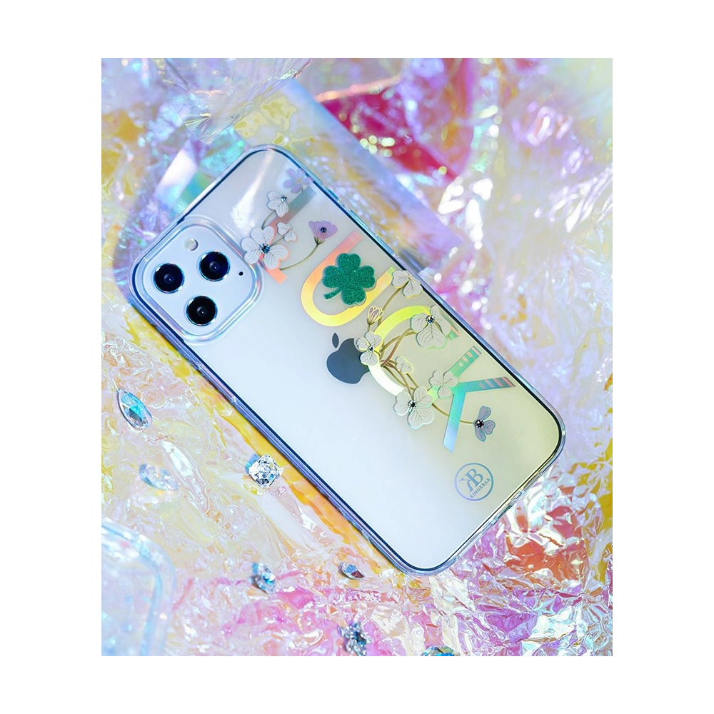 Hurtownia GSM - Case Kingxbar Lucky Swarovski Apple iPhone 12 mini transparent (Clover) - KGX249 - {ean13} - Hurt