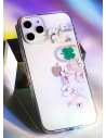 Wholesale Kingxbar Lucky Swarovski Apple iPhone 12 mini clear (Clover) - KGX249 - {ean13} - Hurt