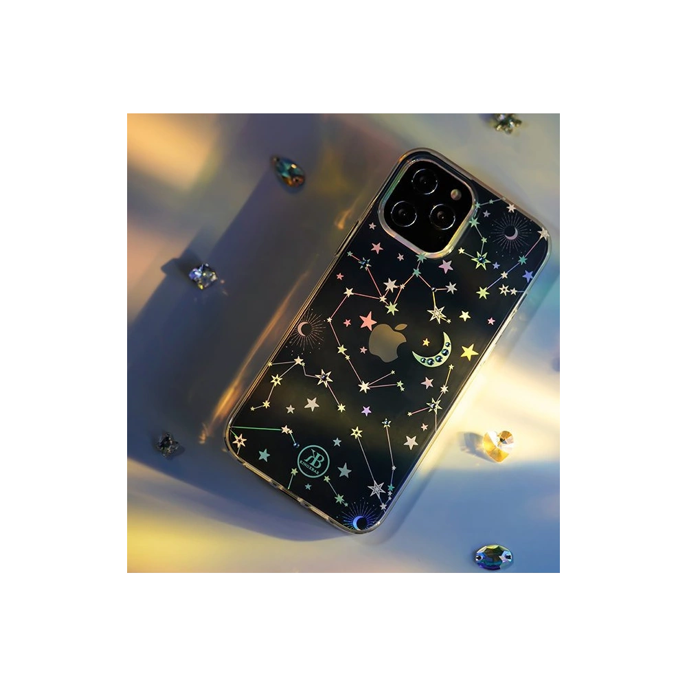 Hurtownia GSM - Etui Kingxbar Lucky Swarovski Apple iPhone 12 mini átlátszó (Clover) - KGX249 - {ean13} - Hurt