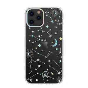 Etui Kingxbar Lucky Swarovski Apple iPhone 12 mini przezroczysty (Zodiac)