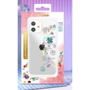 Etui Kingxbar Lucky Swarovski Apple iPhone 12 mini przezroczysty (Zodiac)